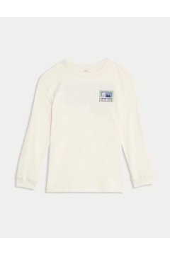 Pure Cotton Graphic Sweatshirt