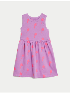  Pure Cotton Patterned Dress